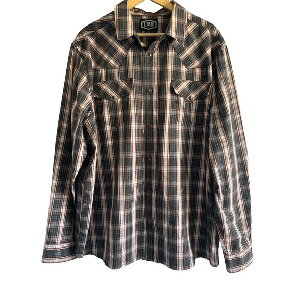 Gibson Trading Co‎ Men’s Size XXL Western Pearl Snap Button Up Shirt - Picture 2 of 6